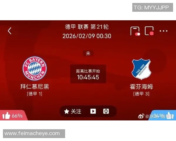 拜仁慕尼黑迎战霍芬海姆争夺德甲积分榜领先地位的关键之战